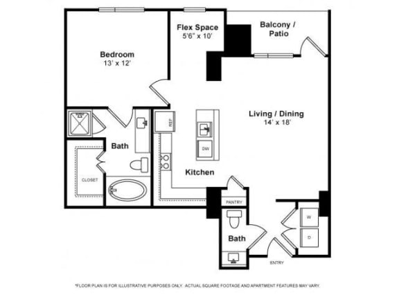 Floorplan Floorplan at Windsor Memorial, 3131 Memorial Court, Houston, TX