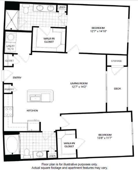 Floorplan Floorplan At Domain by Windsor,1755 Crescent Plaza, Houston, 77077