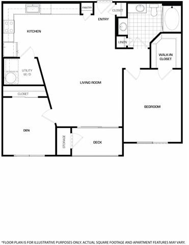 Floorplan Floorplan At Domain by Windsor, Houston, TX 77077