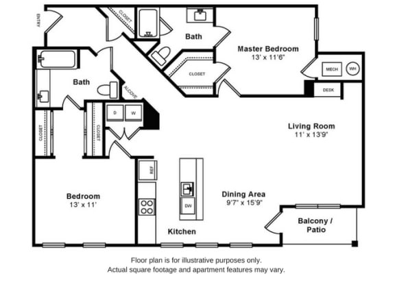 Beacon Floorplan at Windsor at Liberty House