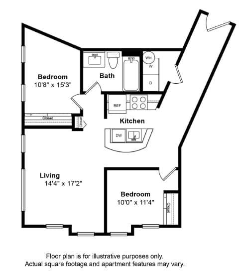 San Clemente Floor Plan at Tera Apartments