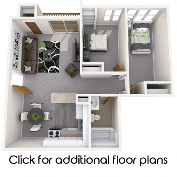 Floor Plan  East Lansing Apartments near Michigan State University | Haslett Arms Apartments