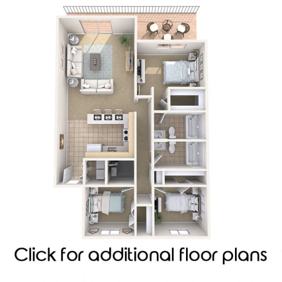 Floor Plan  East Lansing Apartments near Michigan State University | Park Place Apartments