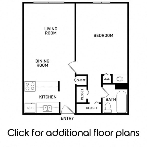 Floor Plan  East Lansing Apartments Near Michigan State University | The Oaks Apartments