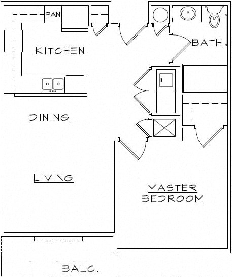 Floor Plans of Viewmont Square Court Senior Living in Hickory NC