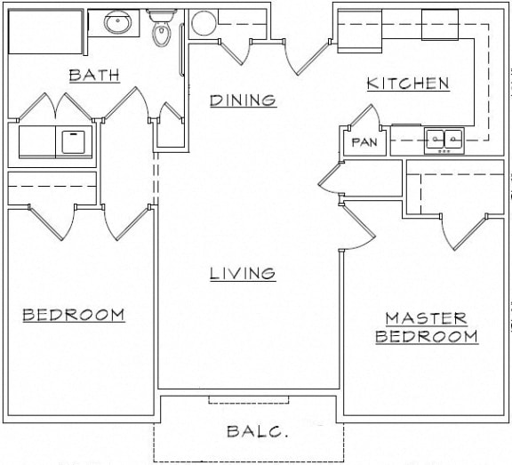 Floor Plans of Viewmont Square Court Senior Living in Hickory NC