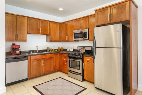 Spacious Kitchen with Pantry Cabinet at The Social, North Hollywood