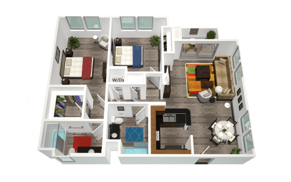 Floor Plan  Legacy Apartment Homes  - Northridge - Luxury Rental Apartments