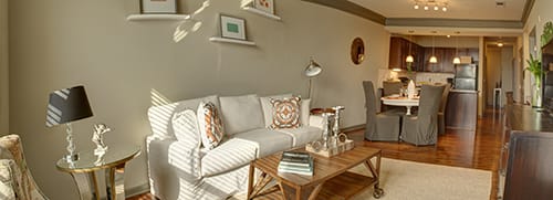 Spacious Living Room at LangTree Lake Norman Apartments, North Carolina, 28117