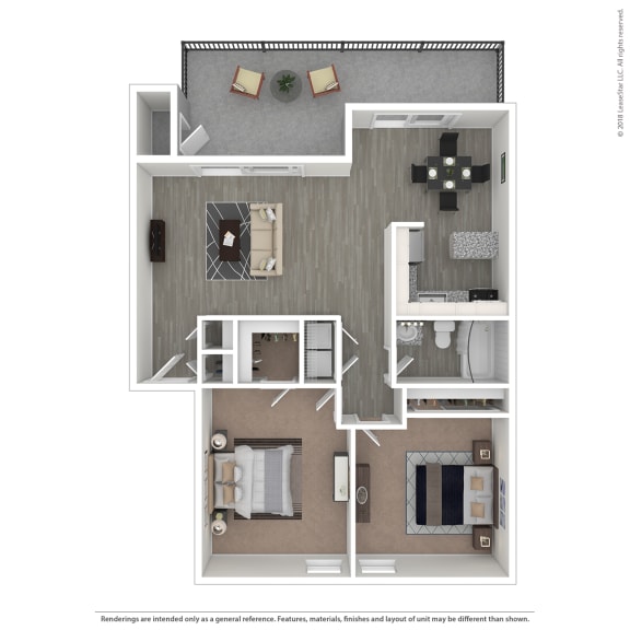 Floor Plan  The Pine at Linkhorn Bay Apartments , PRG Real Estate Management,  Virginia Beach, VA