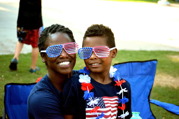 Boys at Knollwood Meadows Apartments, Santa Maria, California