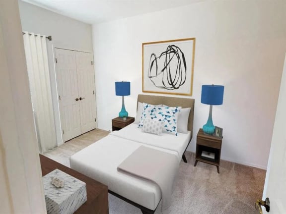 Modern Bedroom at Knollwood Meadows Apartments, Santa Maria