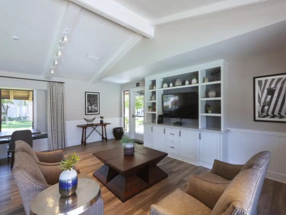 Living room at Knollwood Meadows Apartments, Santa Maria