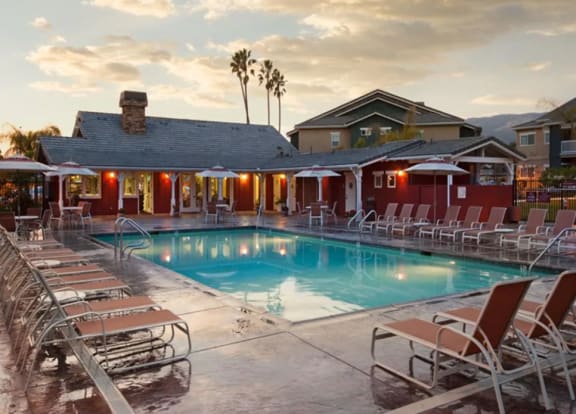 Pool With Sunning Deck at Sumida Gardens Apartments, Santa Barbara, 93111
