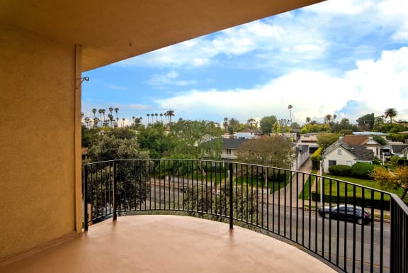 Balconies With City Views at Los Robles Apartments, California