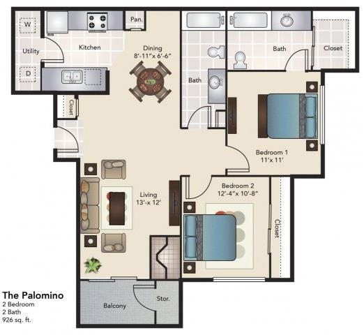 Floor Plan The Palomino