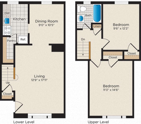 Floor Plan  Townhouse | South T01