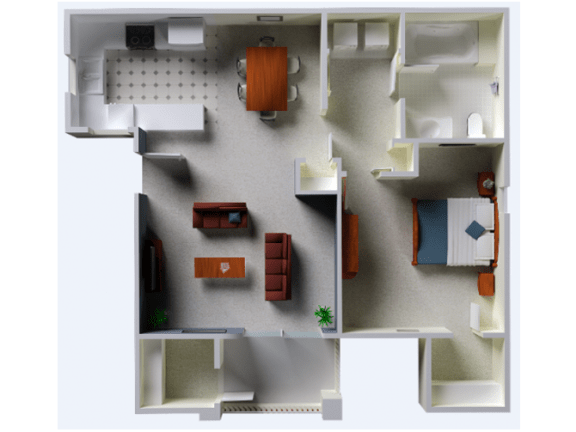 The Riesling floor plan l Vineyard Gate Apartments in Roseville CA