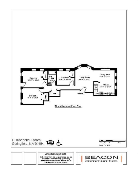 Affordable 3 bedroom apartment in Springfield, MA