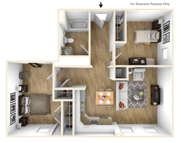 Two Bedroom Apartment Floor Plan Sacred Heart Apartments