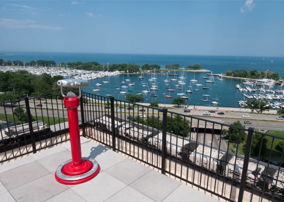 Stunning View at The Belmont by Reside Apartments, 3170 N Sheridan Rd, 60657-4830