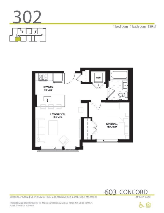 Floor Plan Floor Plan at 603 Concord, Cambridge,Massachusetts