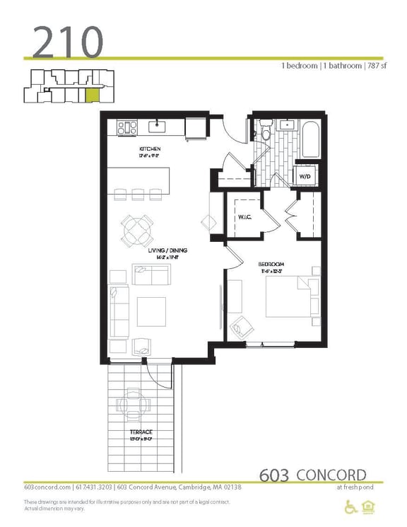Floor Plan at 603 Concord, Cambridge, MA 02138
