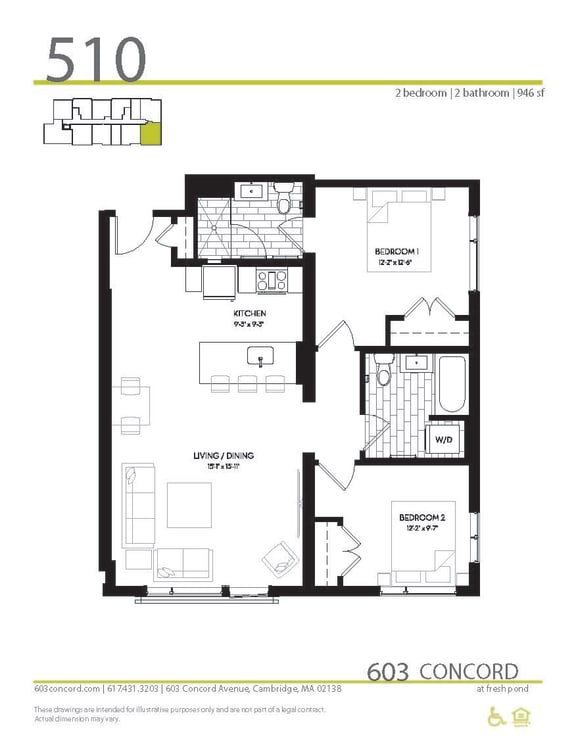 Floor Plan Floor Plan at 603 Concord, Cambridge, MA