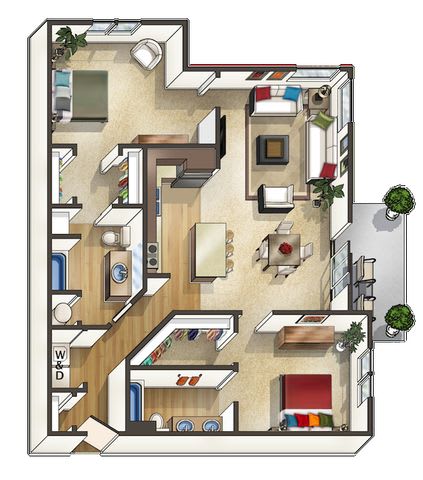 Spring Creek Floor Plan at The Trails at Timberline, Colorado