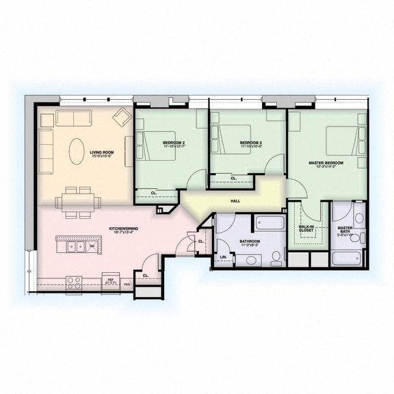  Floor Plan Cadillac House 3 Bedroom