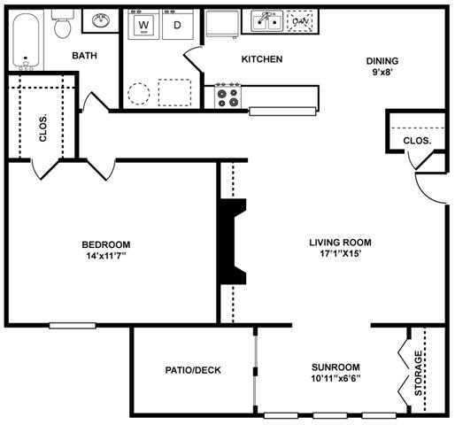 The Berkley Floor Plan at The Berkshires at Vinings, Smyrna, 30080