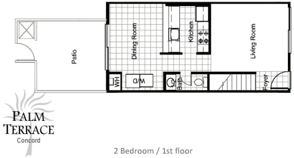 Floor Plan  2 Bedroom