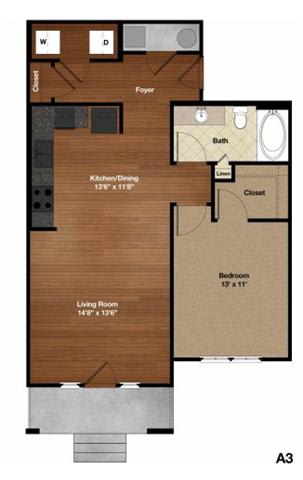 Floor Plan The Hillandale A3