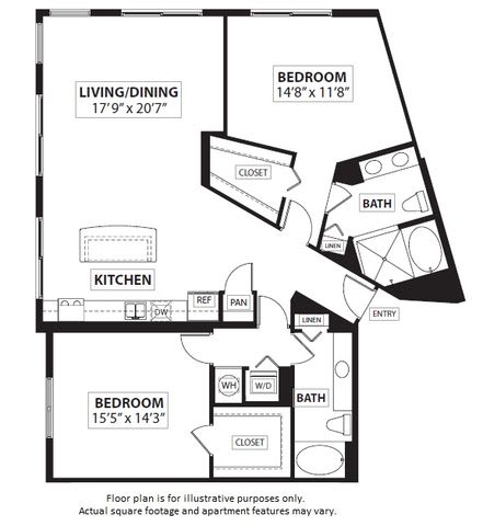 Floorplan at Windsor at Doral,4401 NW 87th Avenue, Miami