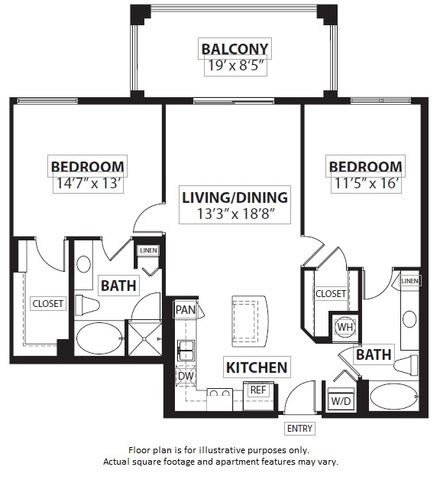 Floorplan Floorplan at Windsor at Doral,4401 NW 87th Avenue, 33178
