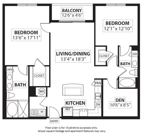 Floorplan Floorplan at Windsor at Doral,4401 NW 87th Avenue, FL