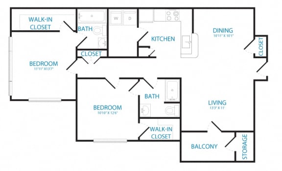 2 bedroom