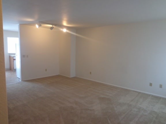 Carpeted Living Area at Arbor Pointe Townhomes, Battle Creek, Michigan
