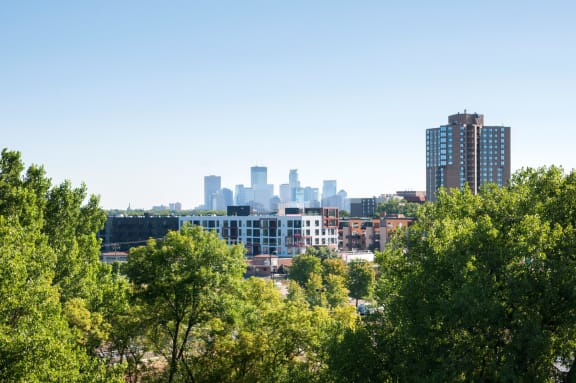 Lake and City Views at Calhoun Towers, Minneapolis, 55416