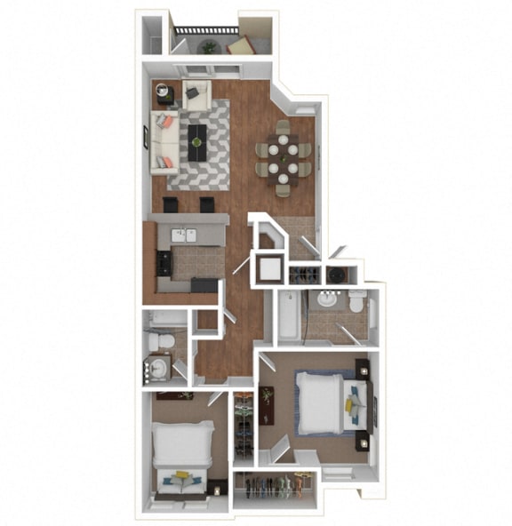 Zoom of The Prima floor plan Zoom of The Prima floor plan at Legends at Rancho Belago, Moreno Valley, CA