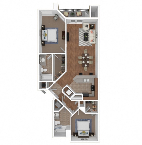 Zoom of The Serena floor plan Zoom of The Serena floor plan at Legends at Rancho Belago, CA, 92553