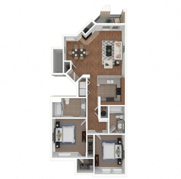 2nd bedroom at Legends at Rancho Belago, California, 92553