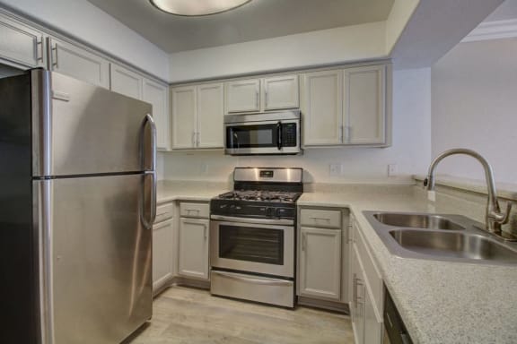 Updated kitchens at Legends at Rancho Belago, Moreno Valley, CA,
