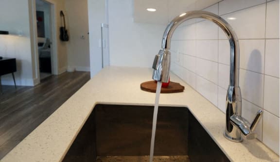 Sink With Faucet at Link Apartments&#xAE; Mixson, North Charleston, SC, 29405