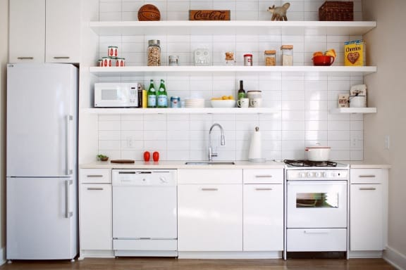 Refrigerator And Kitchen Appliances at Link Apartments&#xAE; Mixson, North Charleston