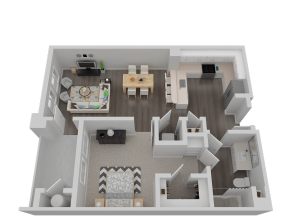 One Bedroom Floor Plan l Waterfront at the Marina in Sparks NV