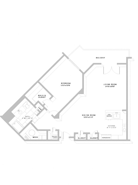 Floor Plan  Floor Plan A3 at AVE Florham Park, Florham Park