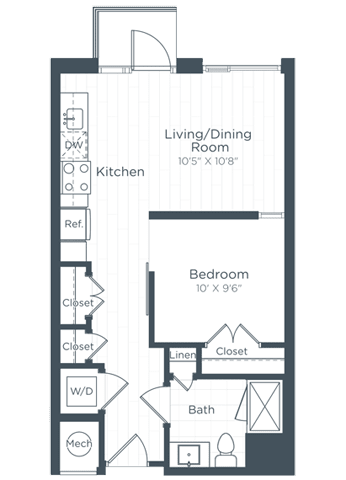 S2 Floor Plan at Highgate at the Mile, McLean