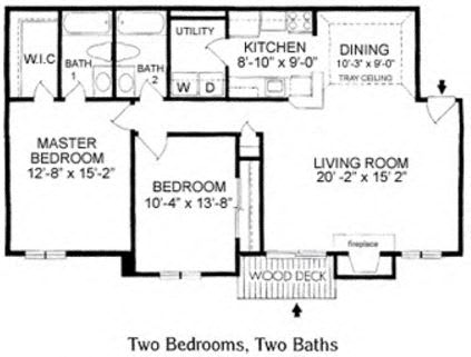 Two Bedroom Apartment at Blueberry Hill Apartments, Rochester, NY