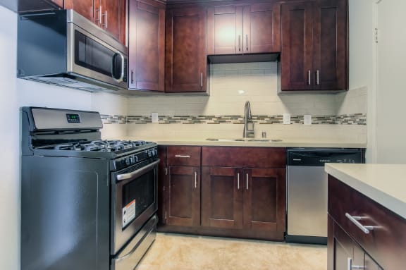 Elegant And Timeless Kitchen at La Vista Terrace, Hollywood